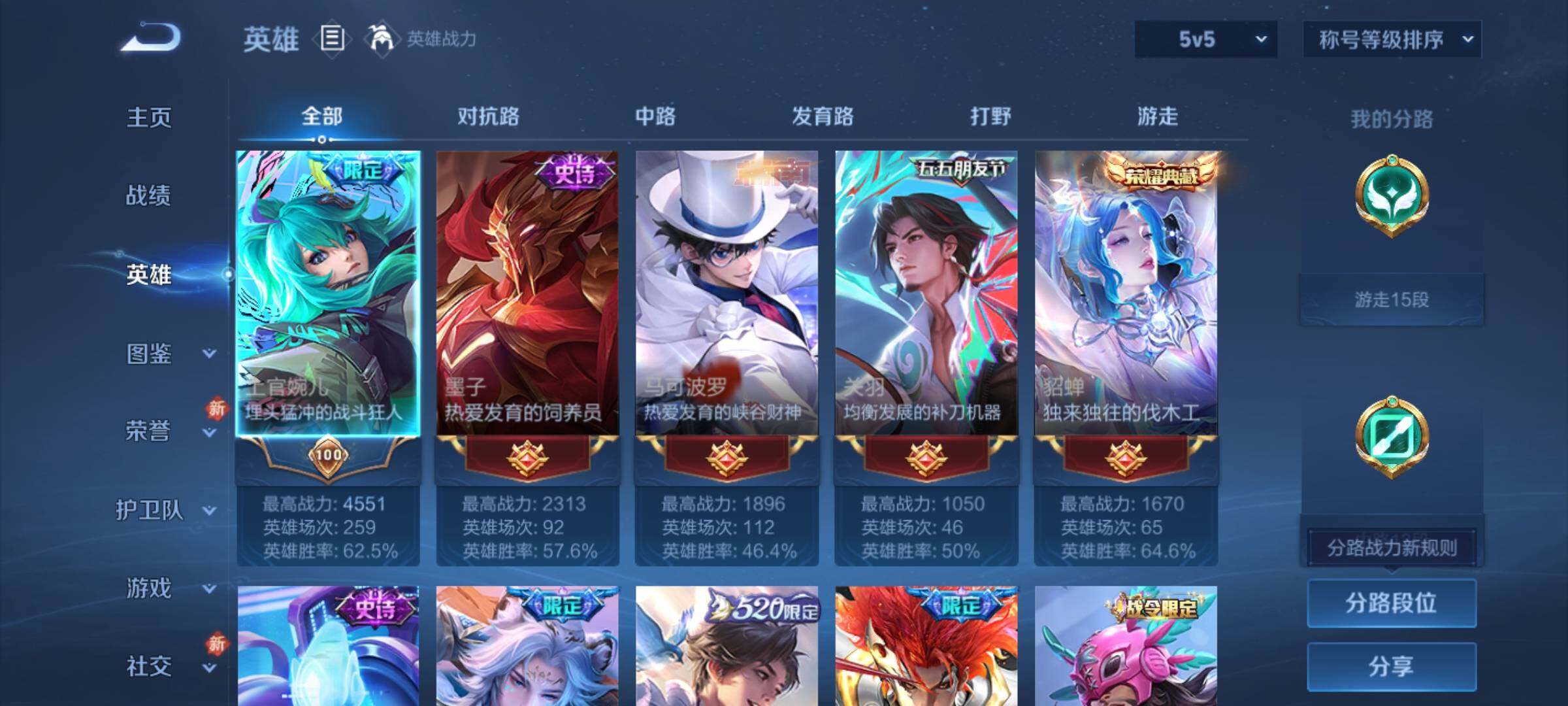 WZCMW4122050王者荣耀账号详情图3