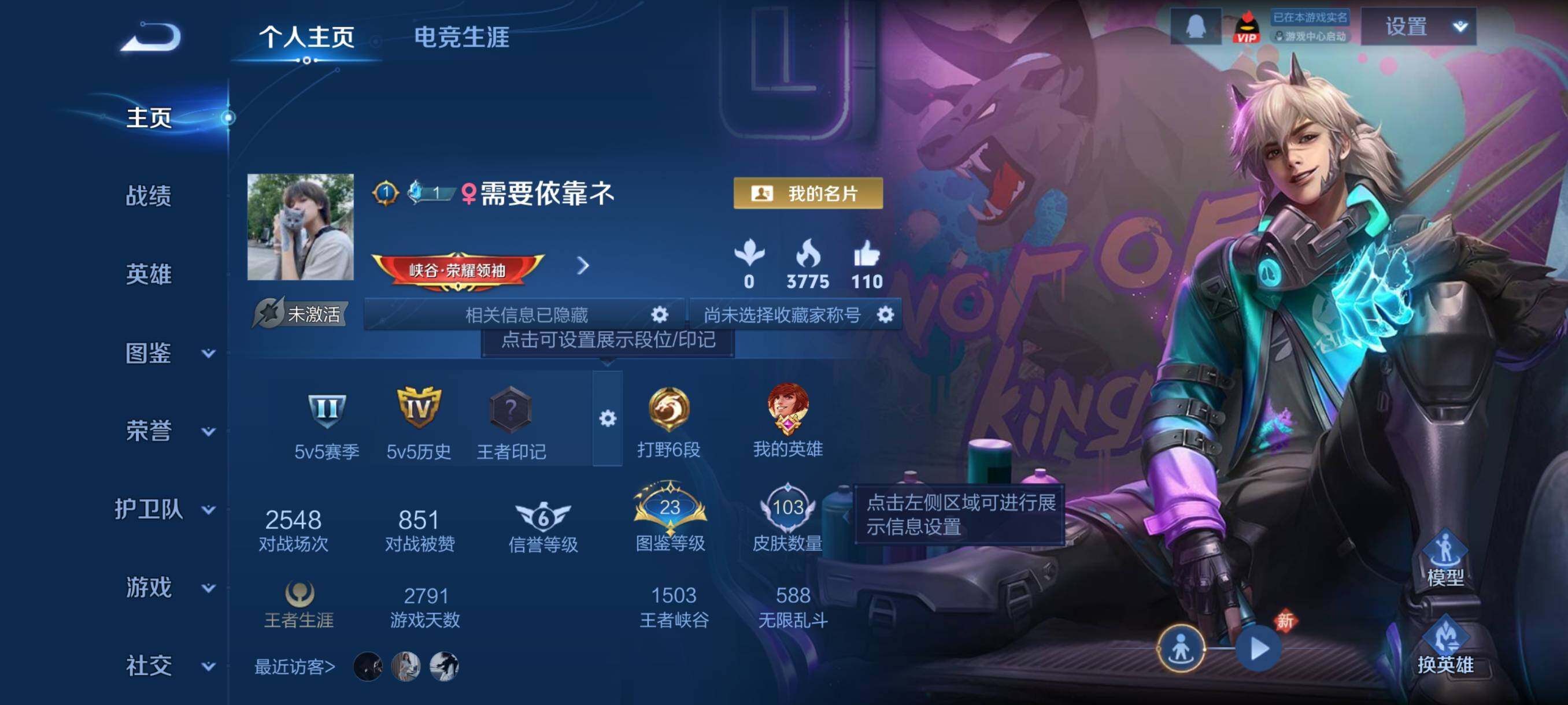 WZCMY4118508王者荣耀账号详情图2