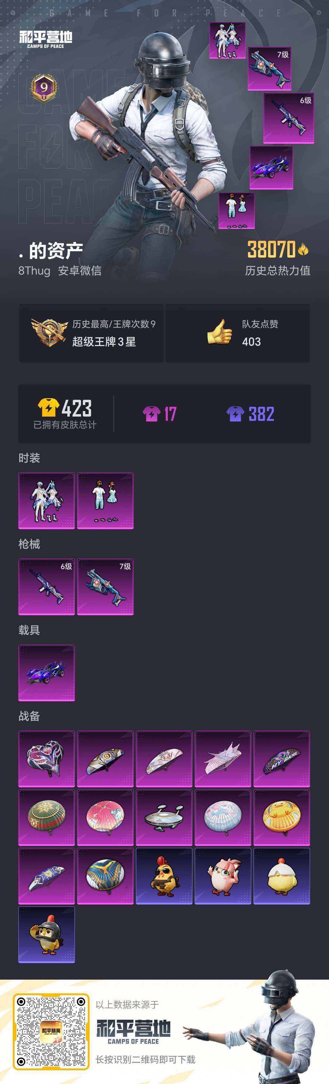 HPDN462232和平精英账号详情图2