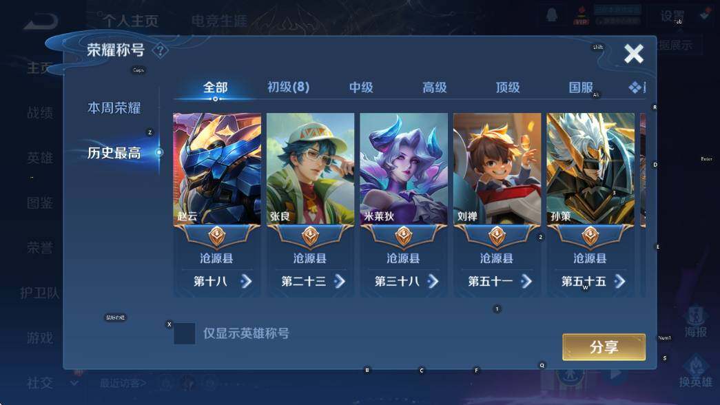 WZCMW4119113王者荣耀账号详情图10