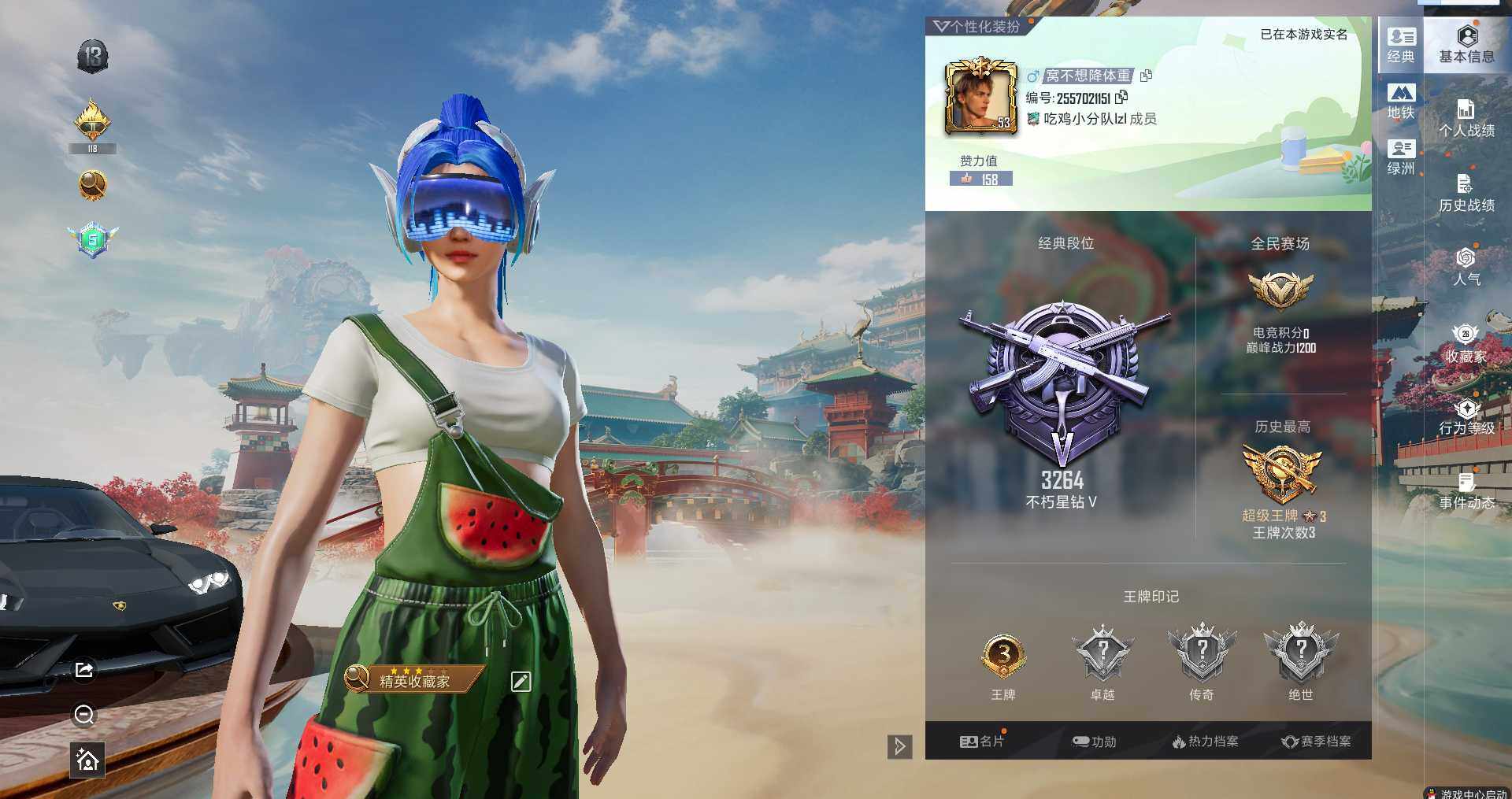 HPLE462768和平精英账号详情图4