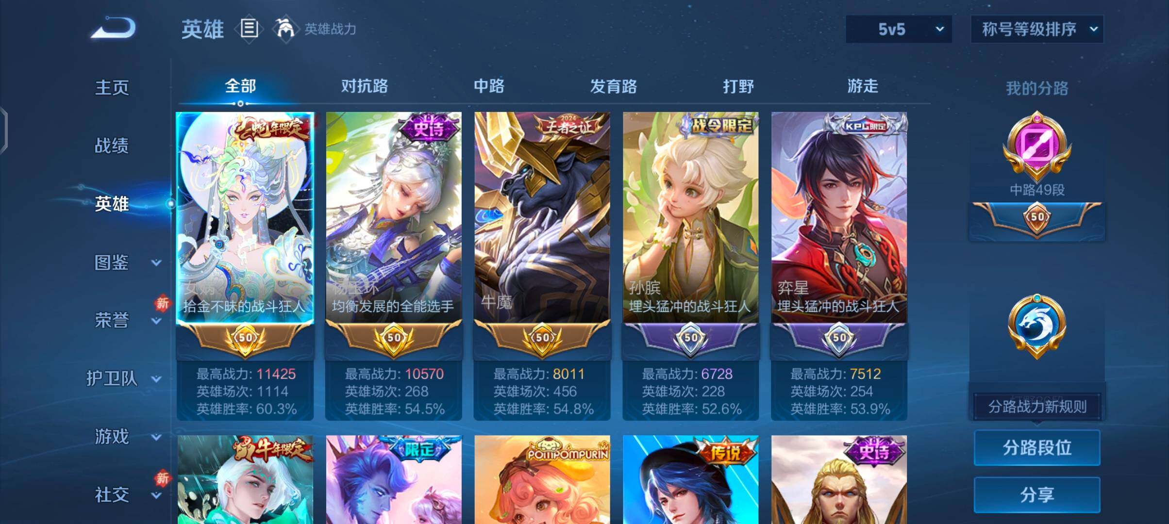 WZCMW4118702王者荣耀账号详情图3