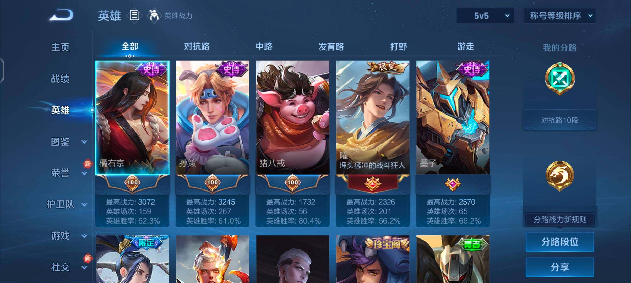 WZCMW4118809王者荣耀账号详情图3