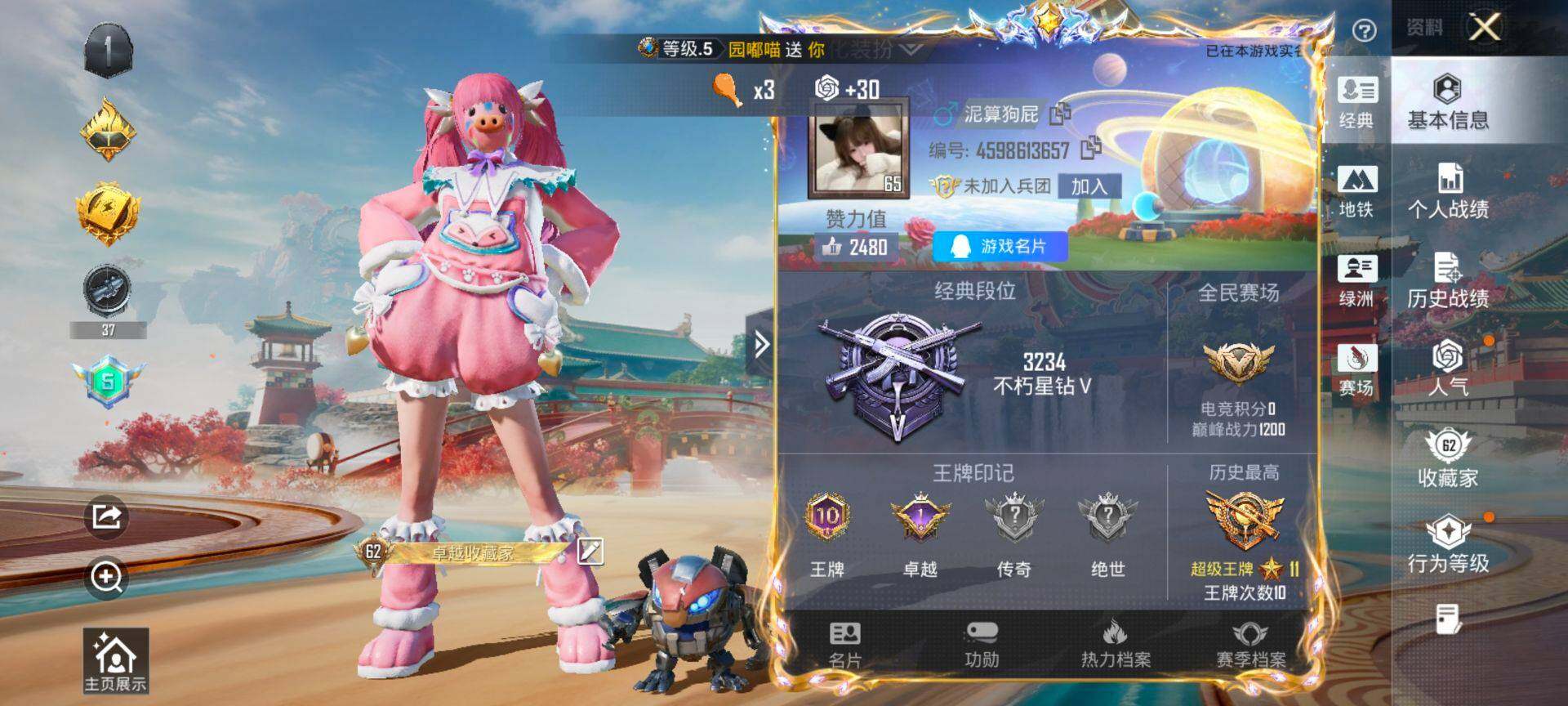 HPCMW464384和平精英账号详情图2