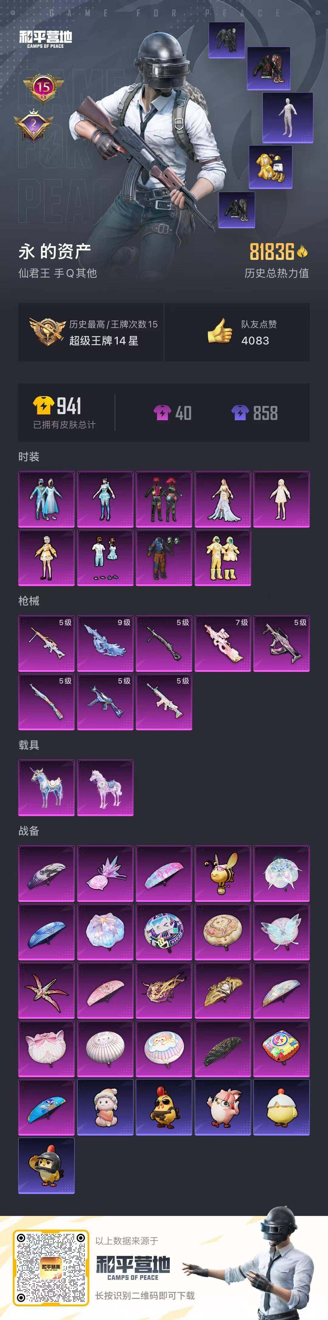 HPQM462653和平精英账号详情图19