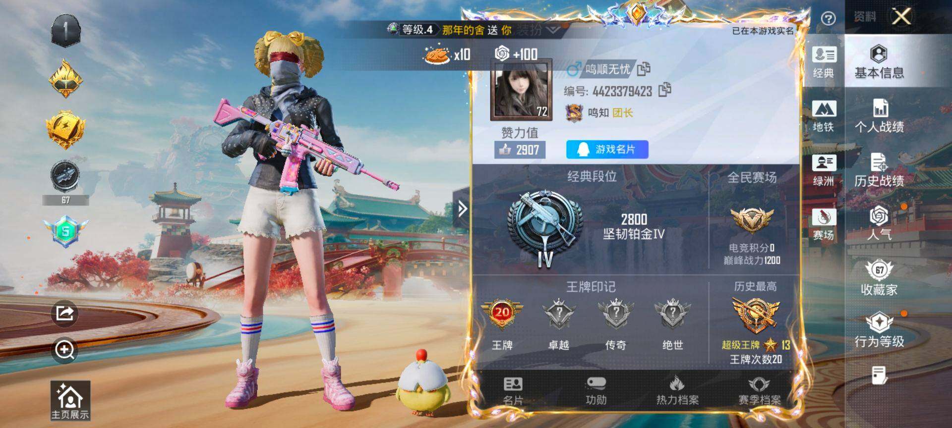 HPQM462717和平精英账号详情图3