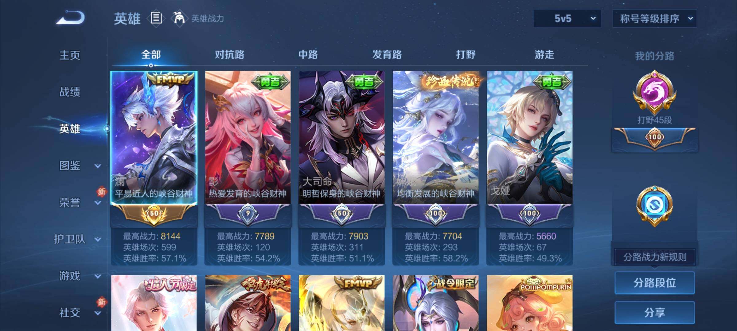 WZCMW4118841王者荣耀账号详情图3