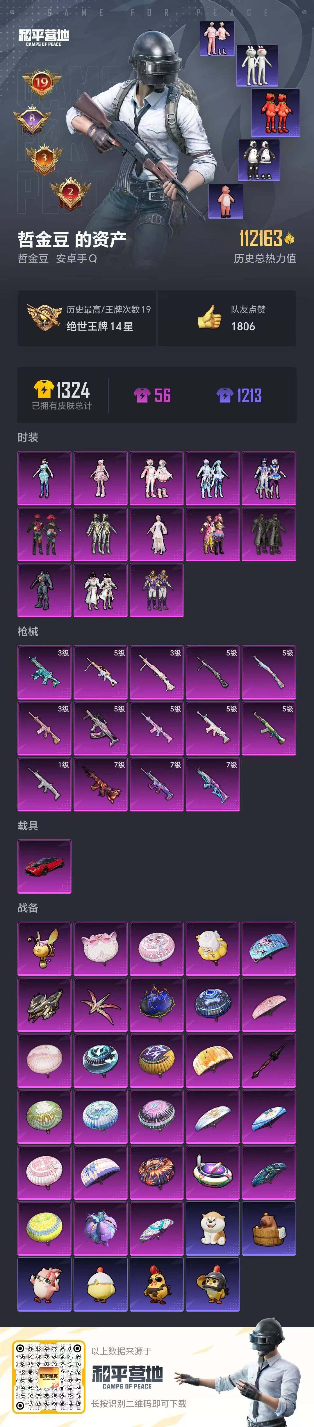 HPQM462866和平精英账号详情图19