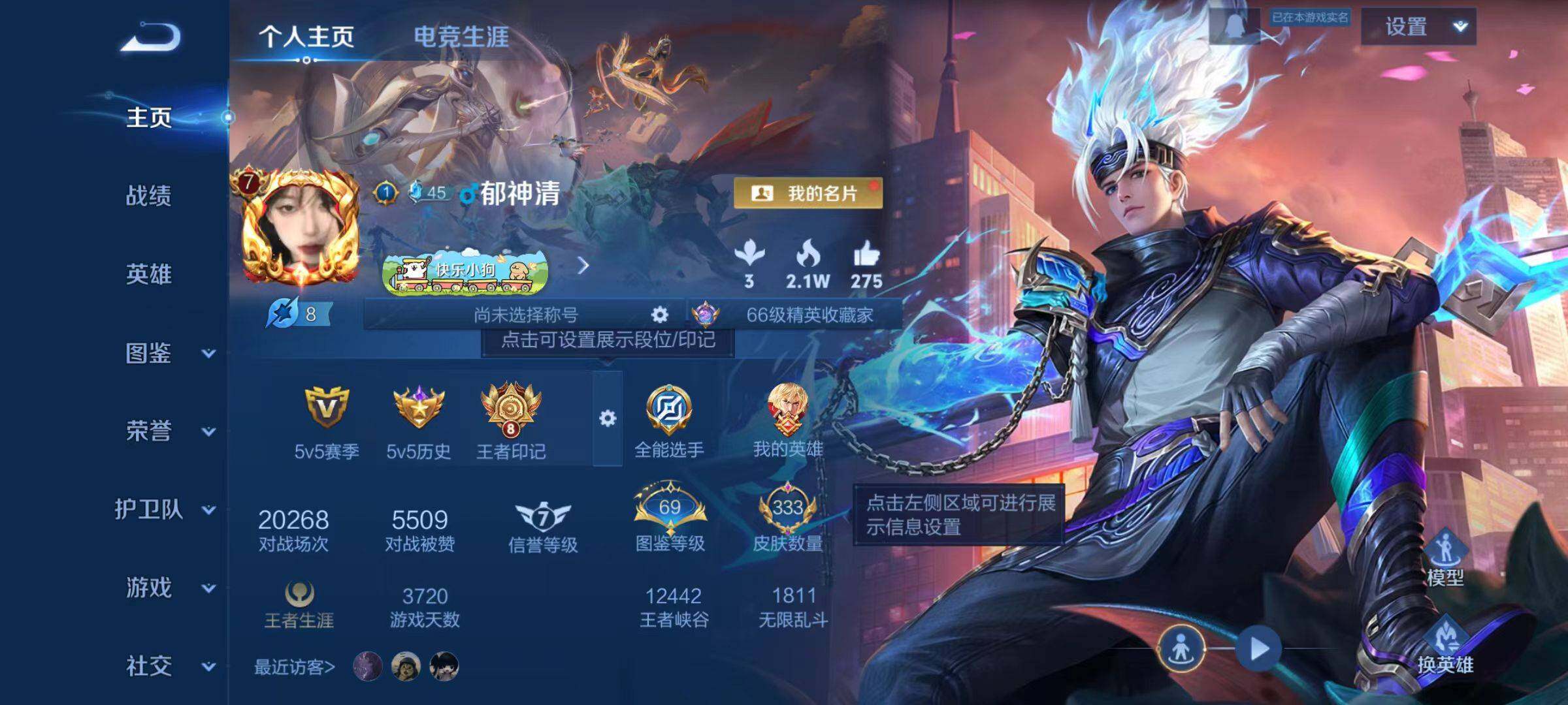 WZCMW4118688王者荣耀账号详情图2