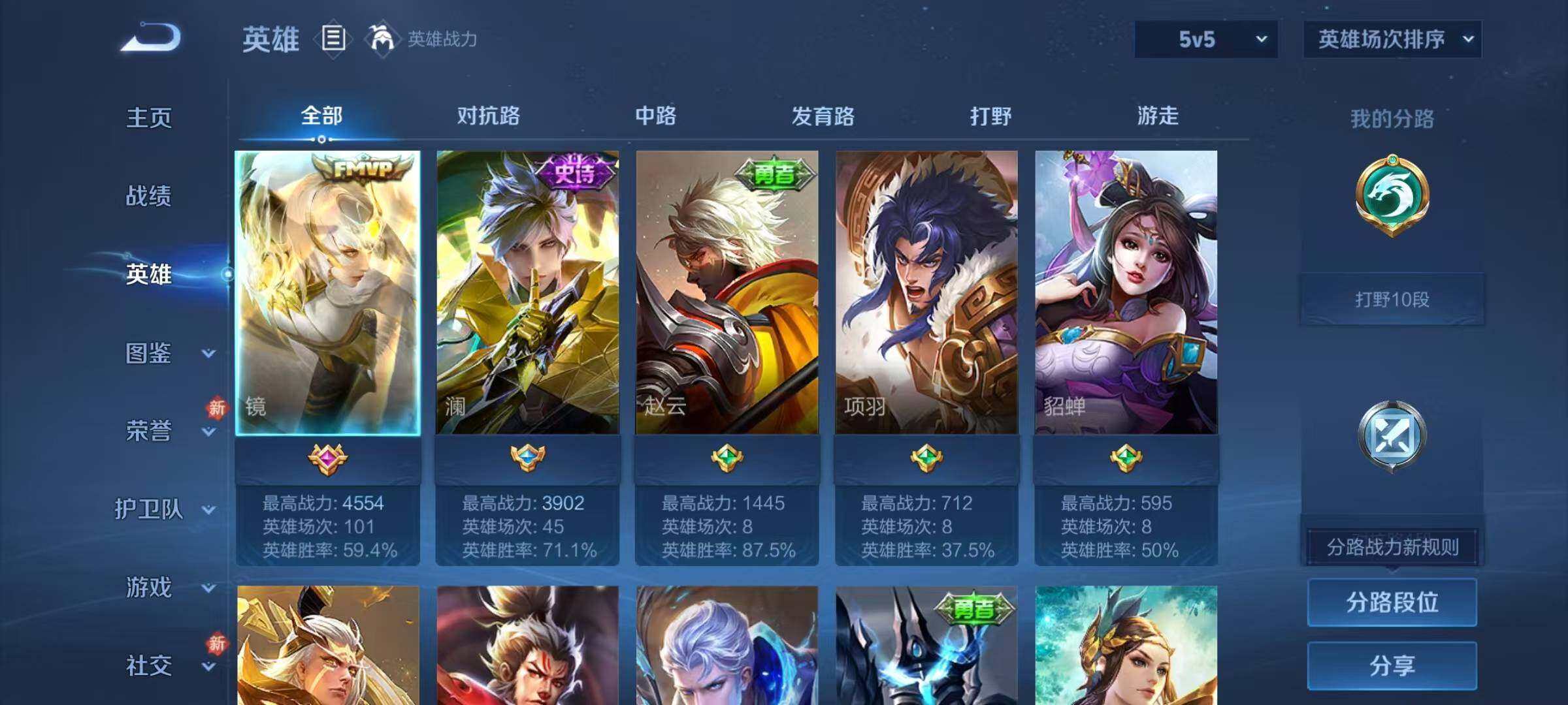 WZQM4135878王者荣耀账号详情图7