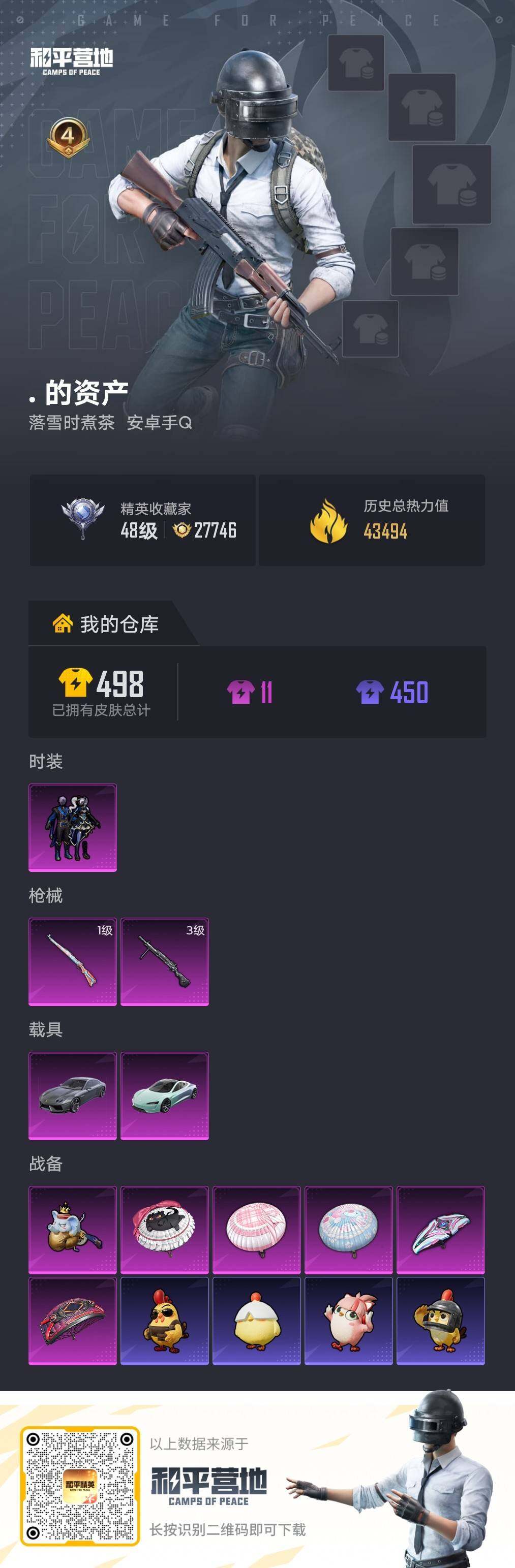 HPQM464109和平精英账号详情图3