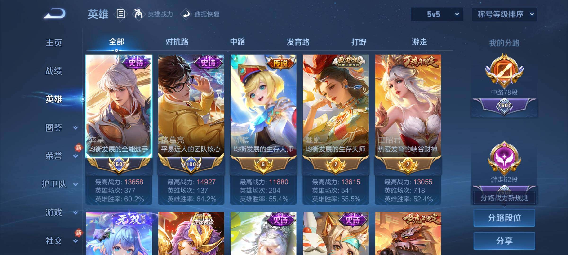 WZCMW4122732王者荣耀账号详情图3