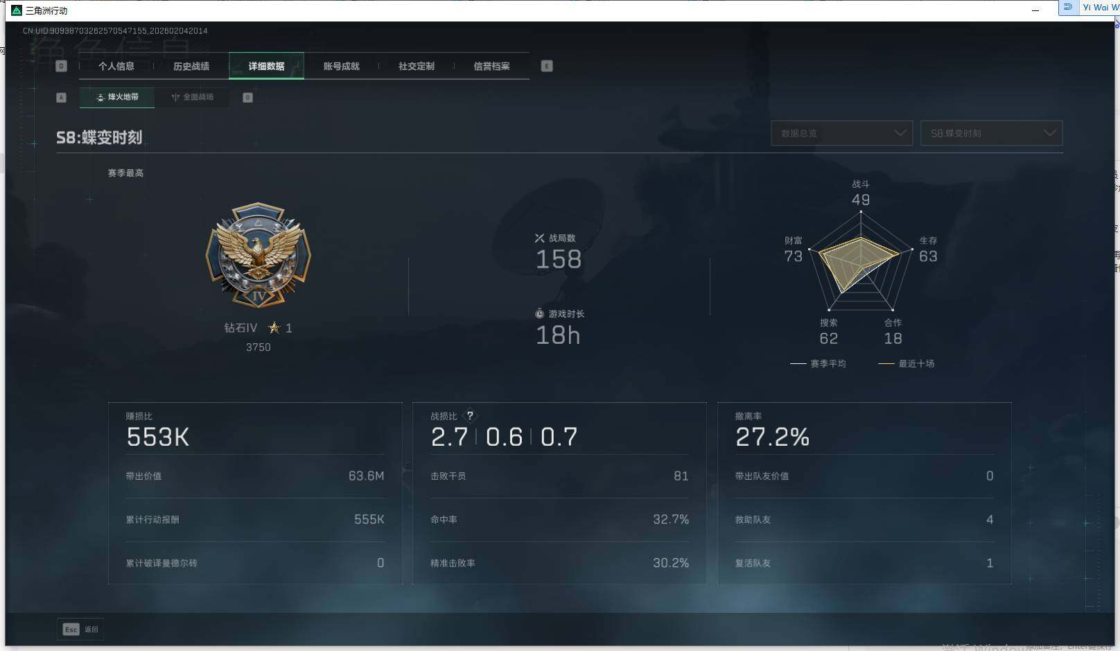 SJZEY433684三角洲行动账号详情图7