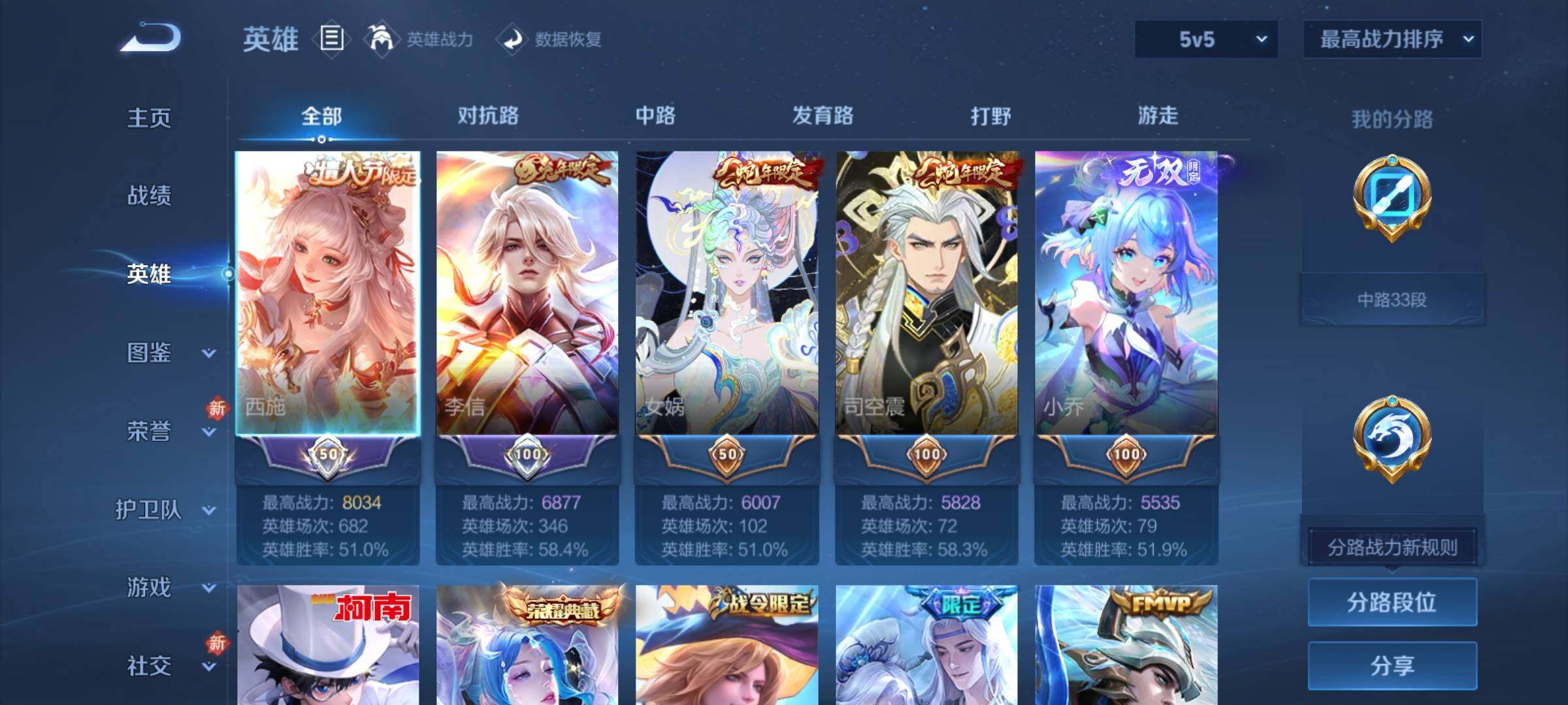 WZCMY4122245王者荣耀账号详情图3