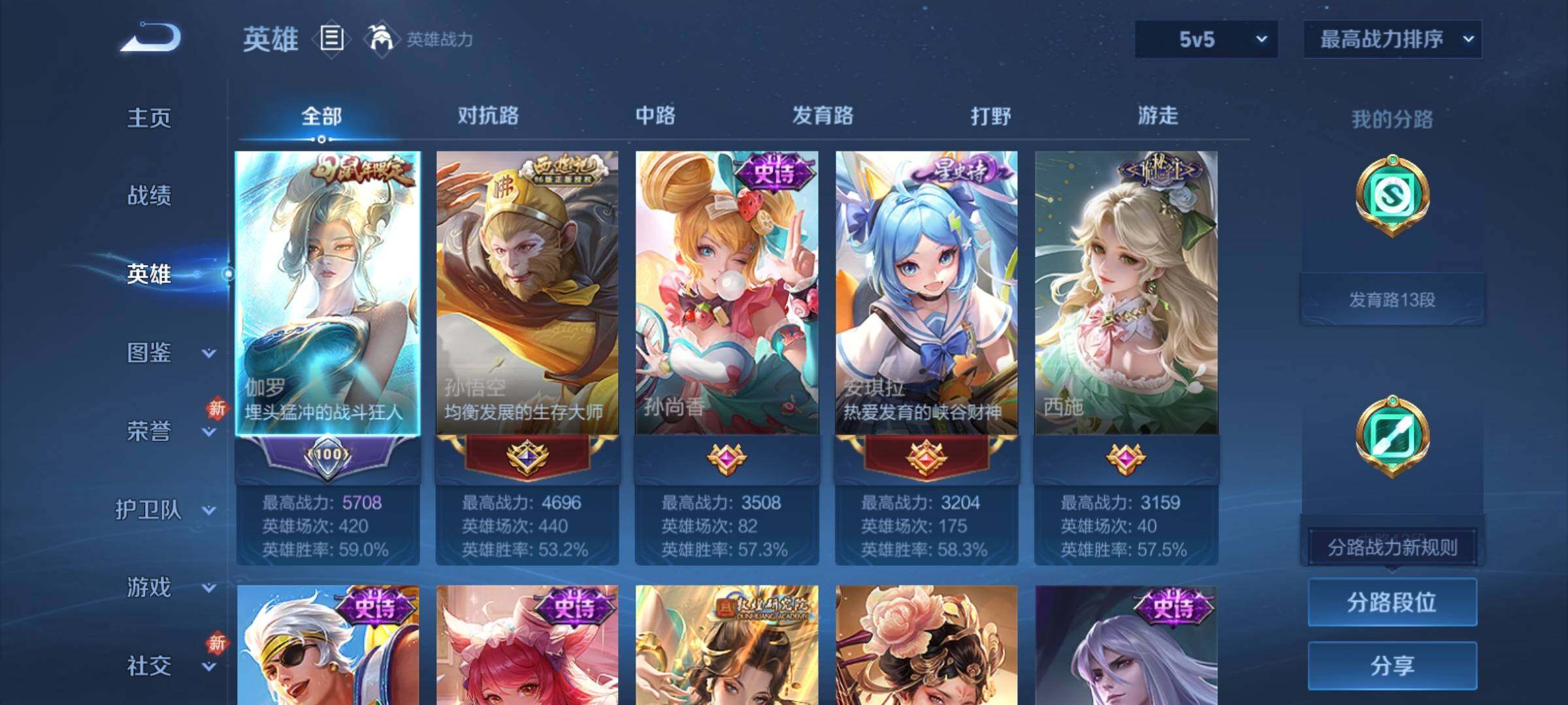 WZCMY4122216王者荣耀账号详情图3