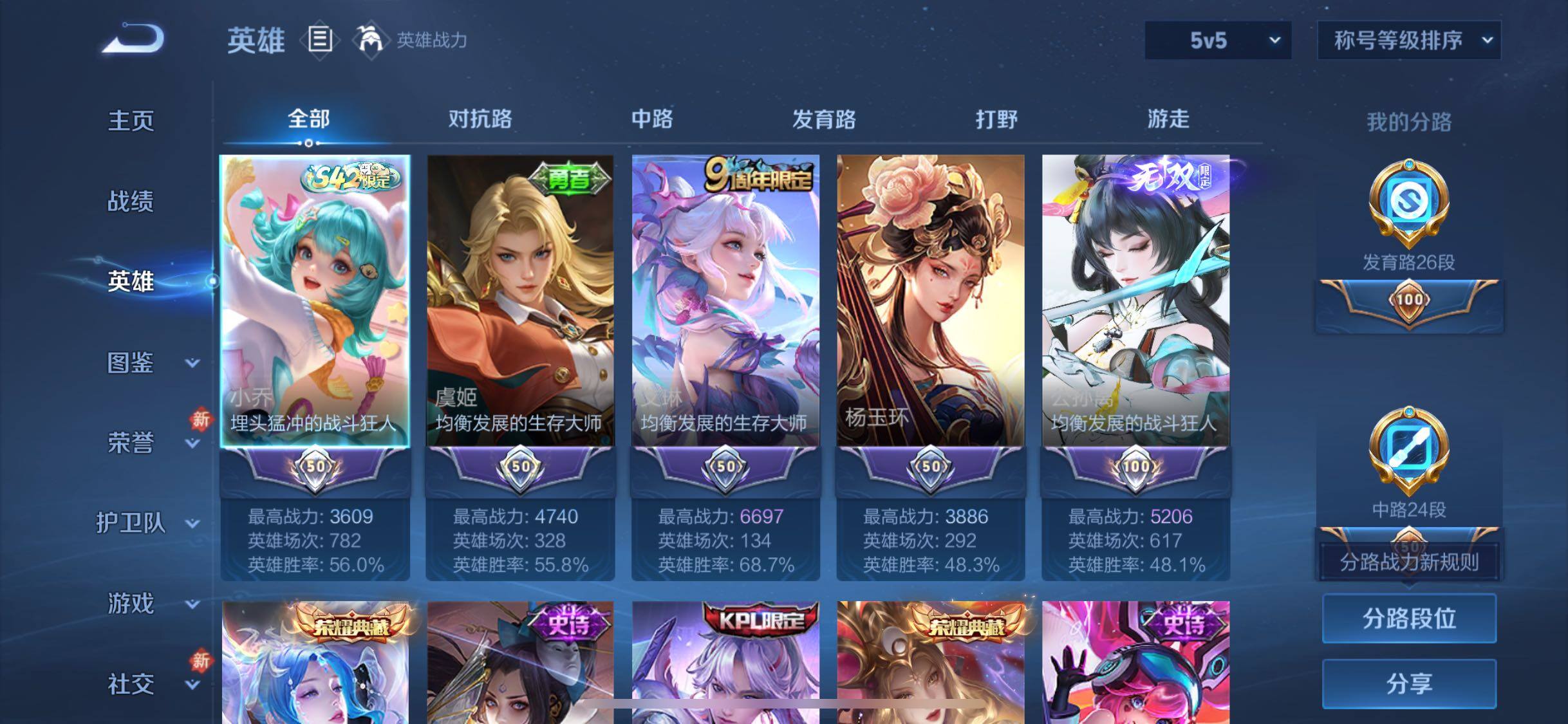 WZCMW4123037王者荣耀账号详情图3