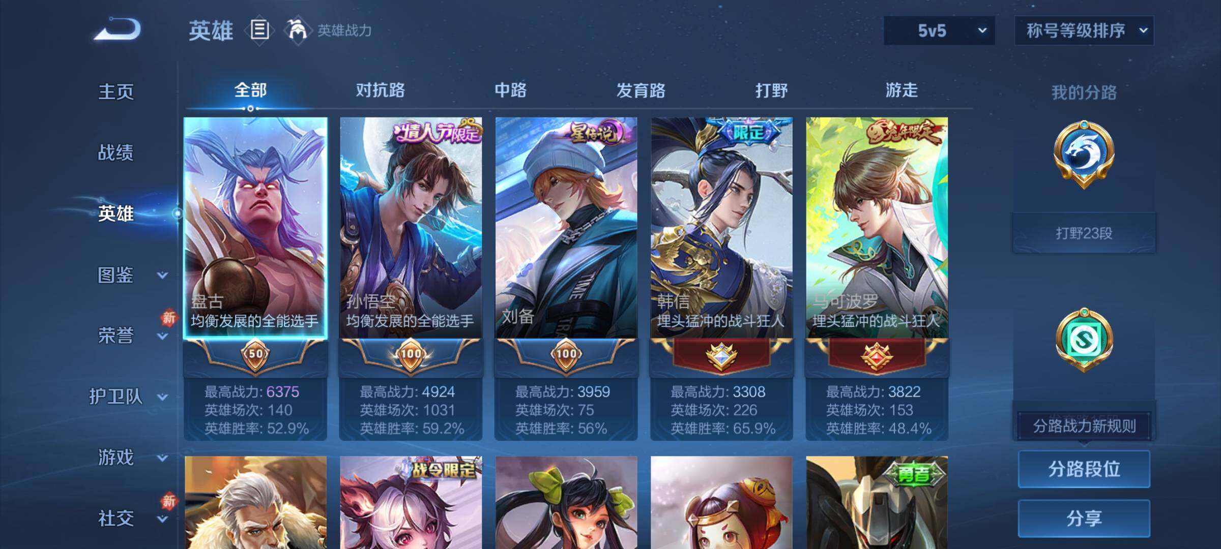 WZCMW4122907王者荣耀账号详情图3