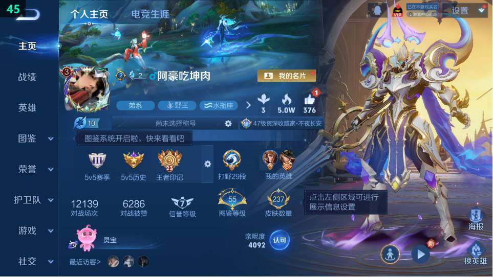 WZ034120287王者荣耀账号详情图7