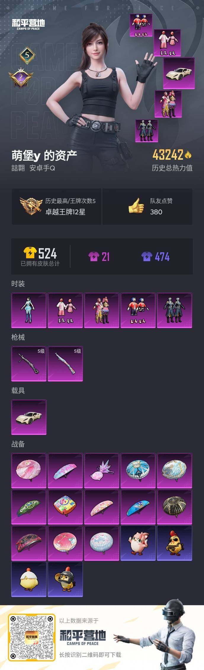 HPCMW466411和平精英账号详情图5