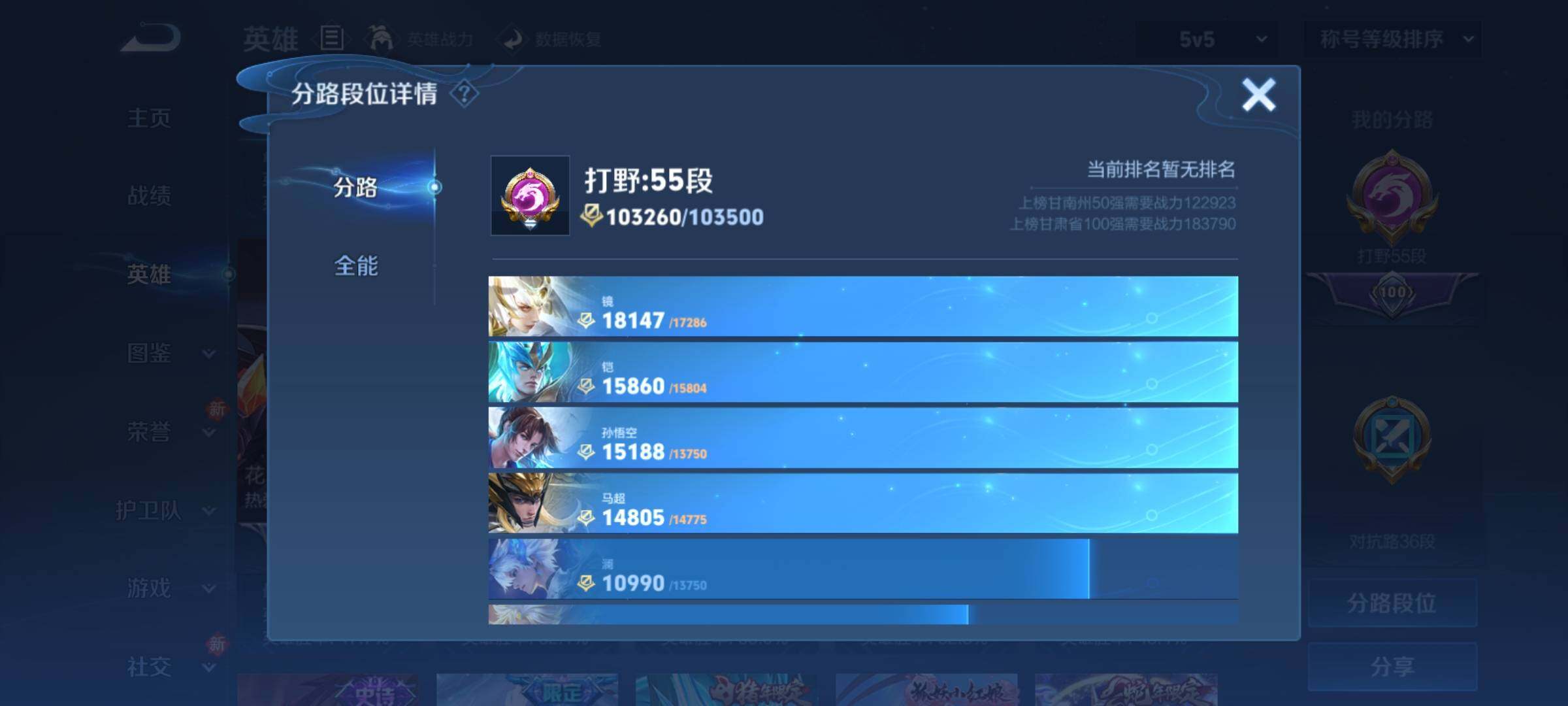 WZCMY4122239王者荣耀账号详情图5