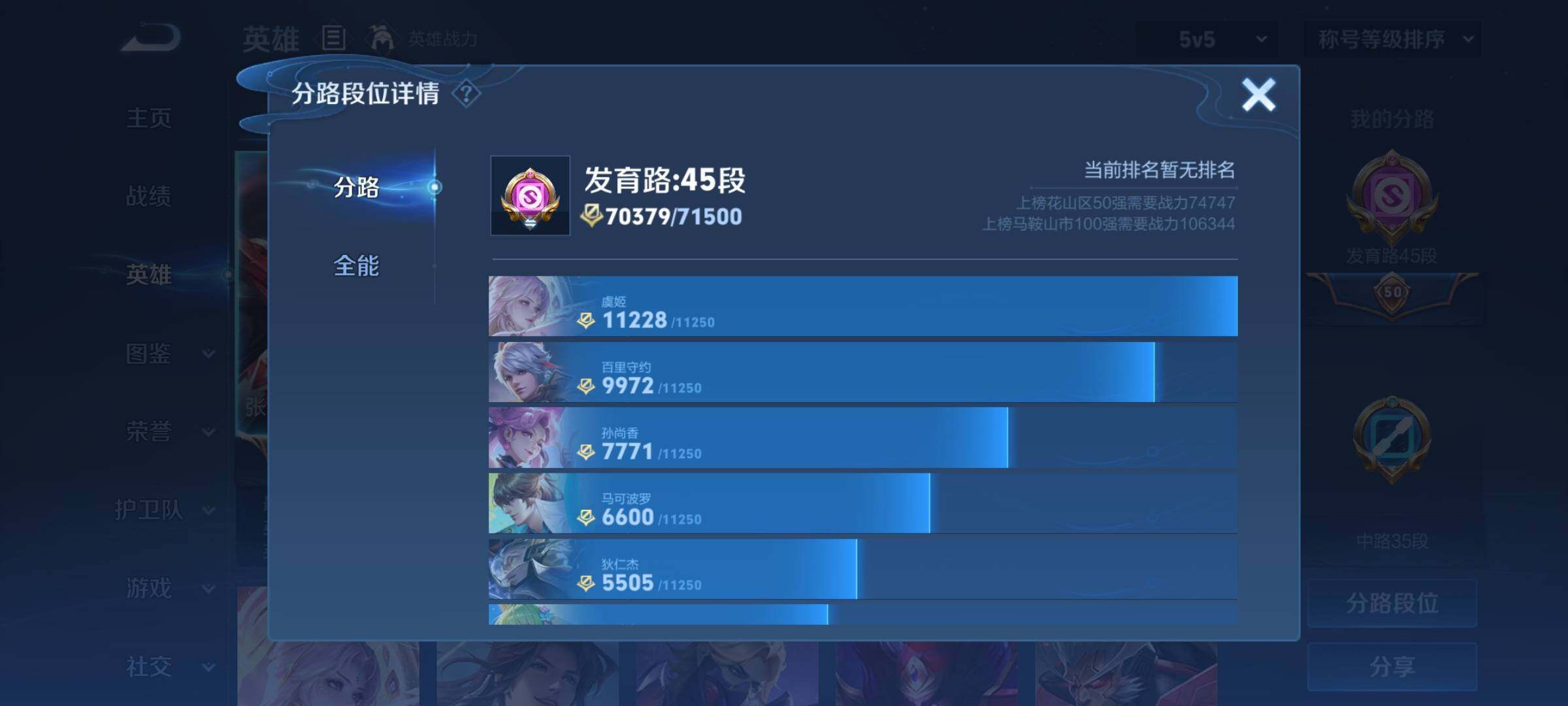 WZCMY4122304王者荣耀账号详情图6