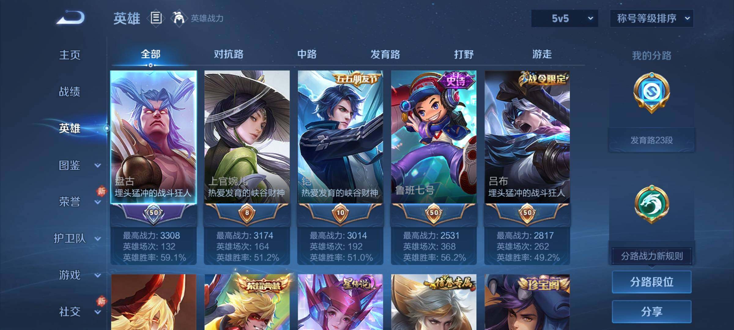 WZCMW4122615王者荣耀账号详情图3