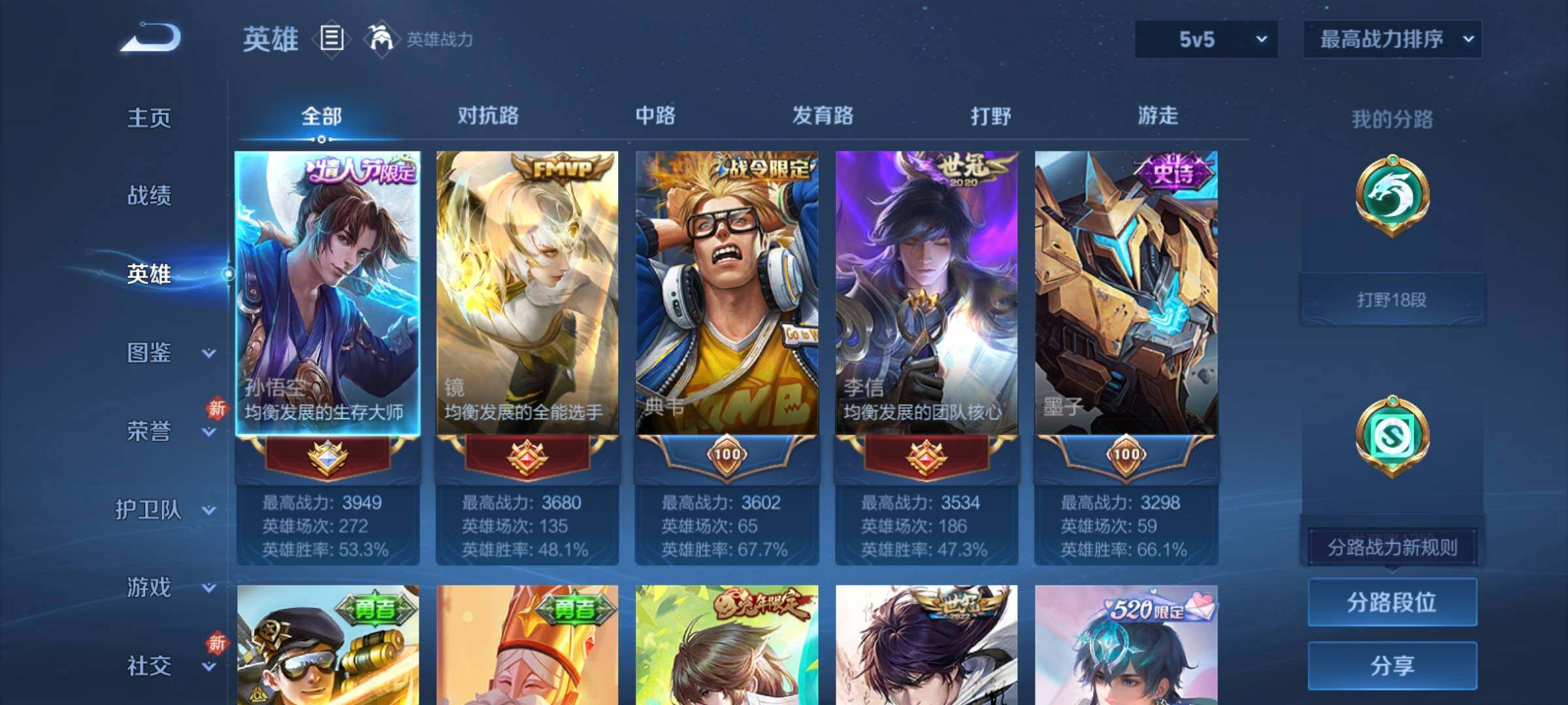 WZCMY4122208王者荣耀账号详情图3