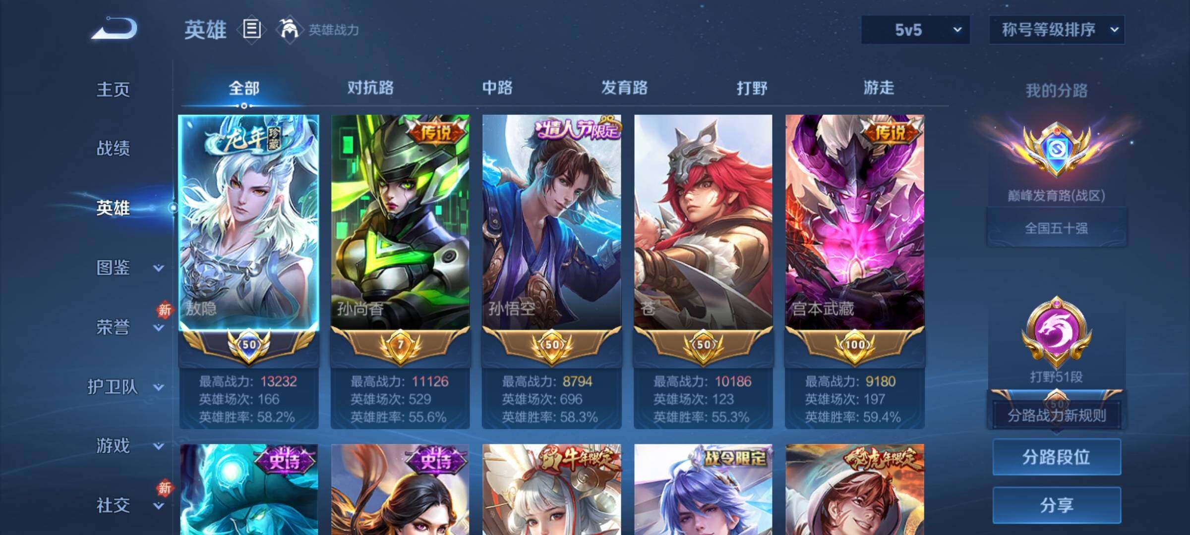 WZCMY4125243王者荣耀账号详情图4