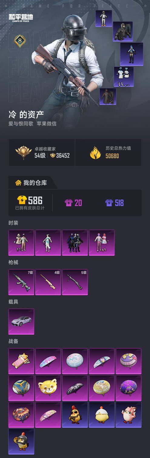 HPCMW466521和平精英账号详情图5