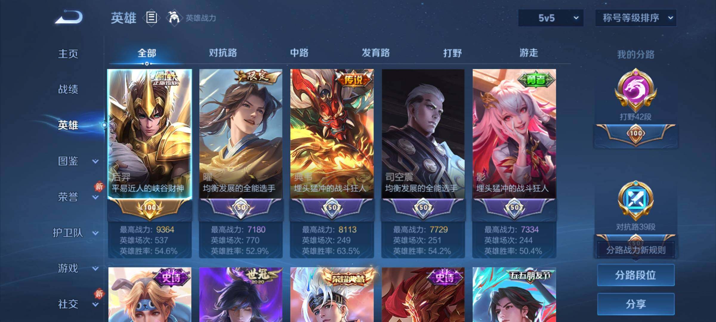 WZCMY4125247王者荣耀账号详情图4