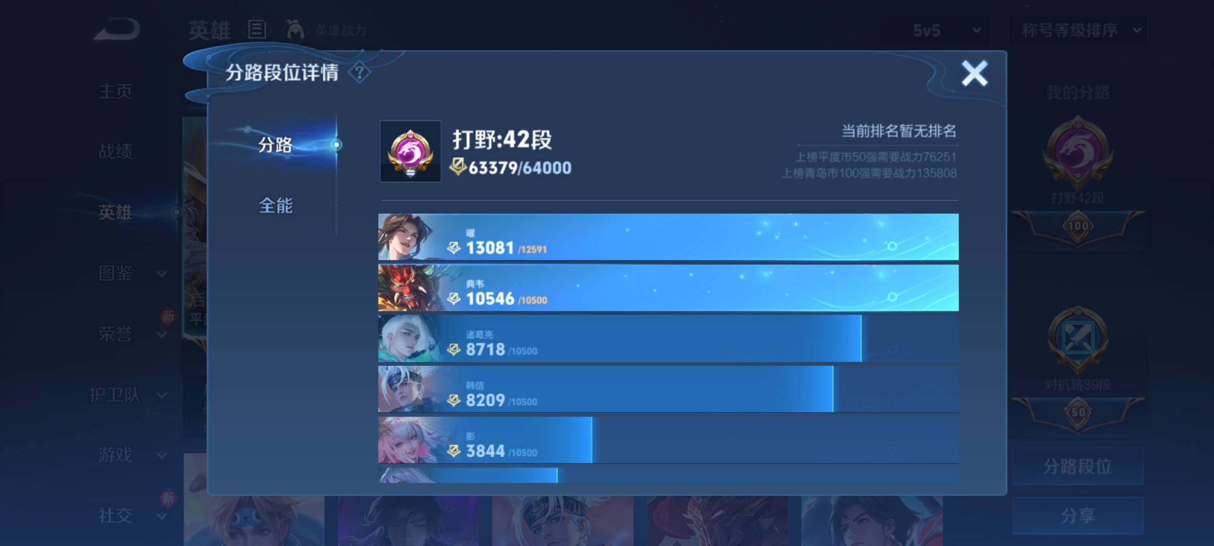 WZCMY4125247王者荣耀账号详情图5