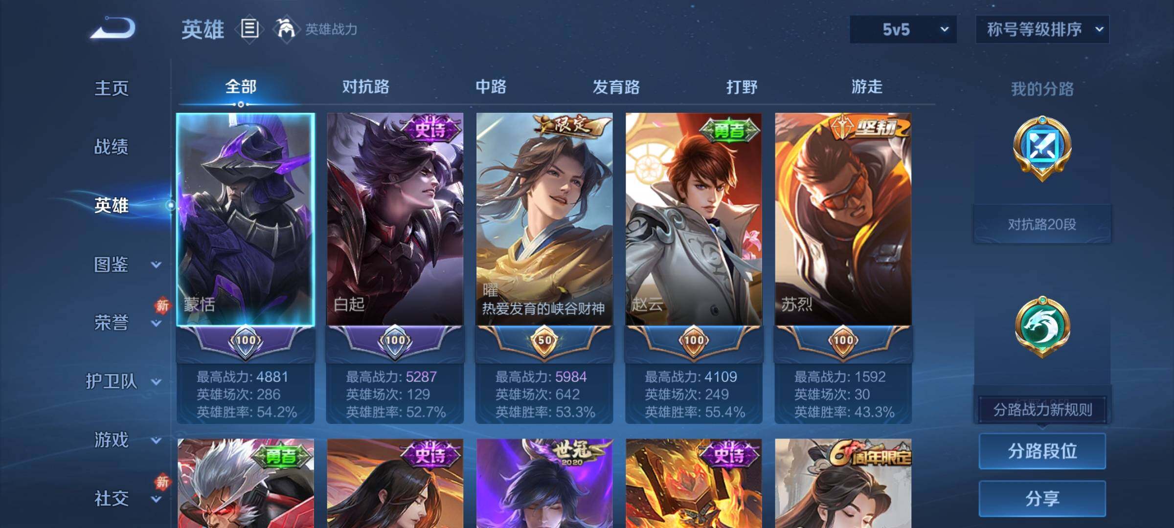 WZCMW4123821王者荣耀账号详情图3