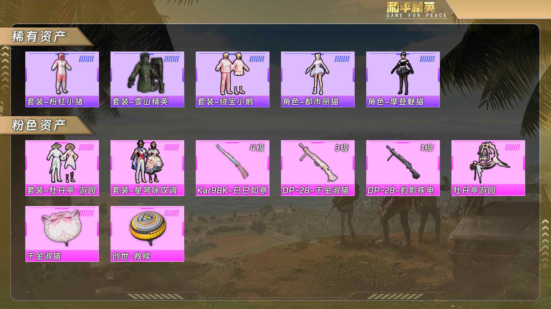 HPQM484128和平精英账号详情图5 HPQM484128和平精英账号详情图5