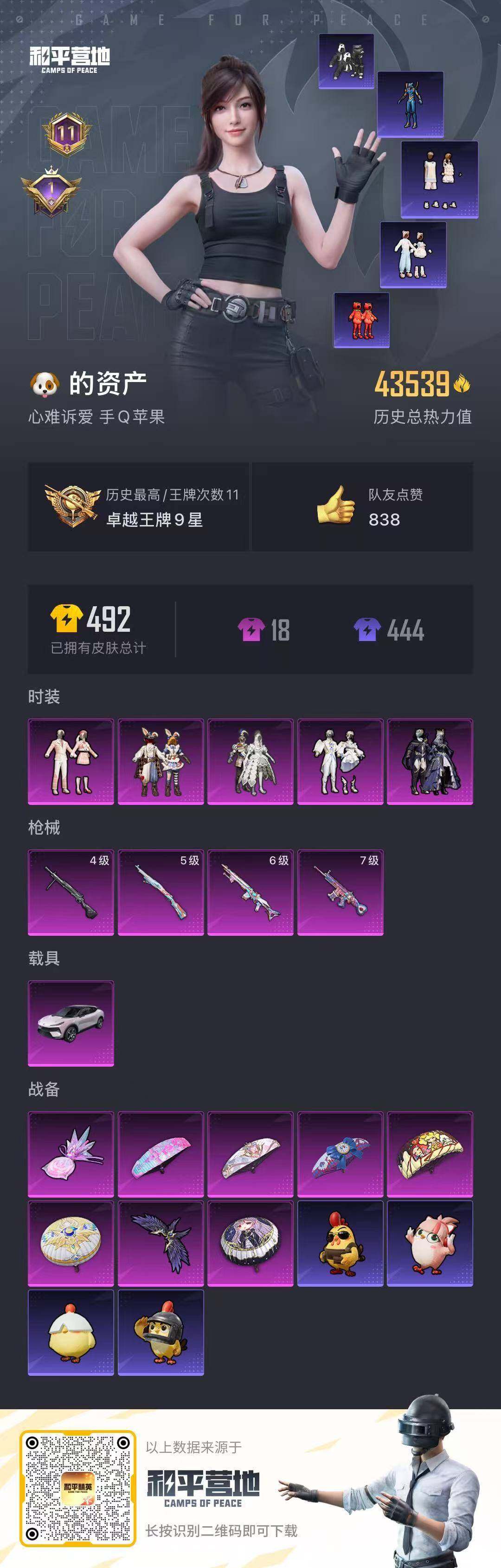 HPQM465546和平精英账号详情图5