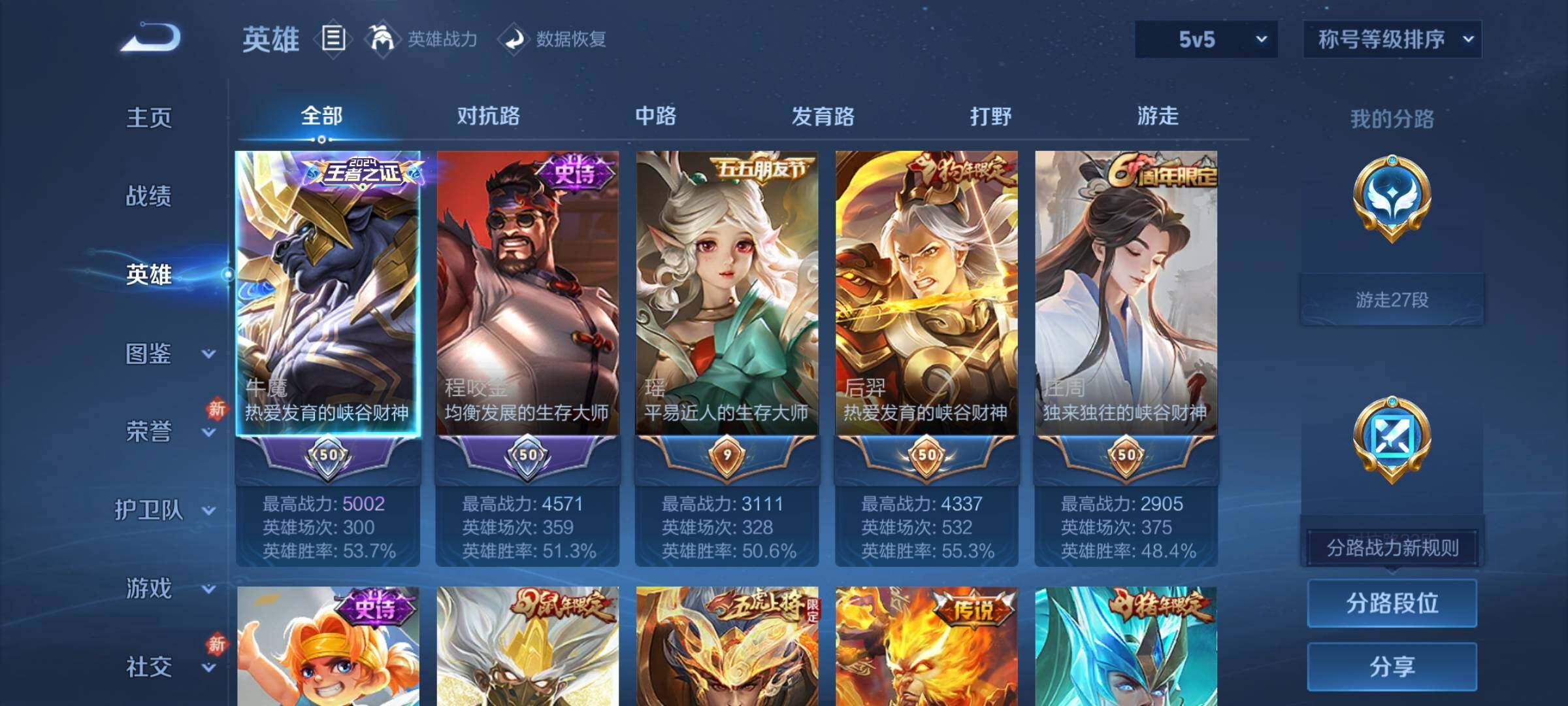 WZCMW4123869王者荣耀账号详情图3