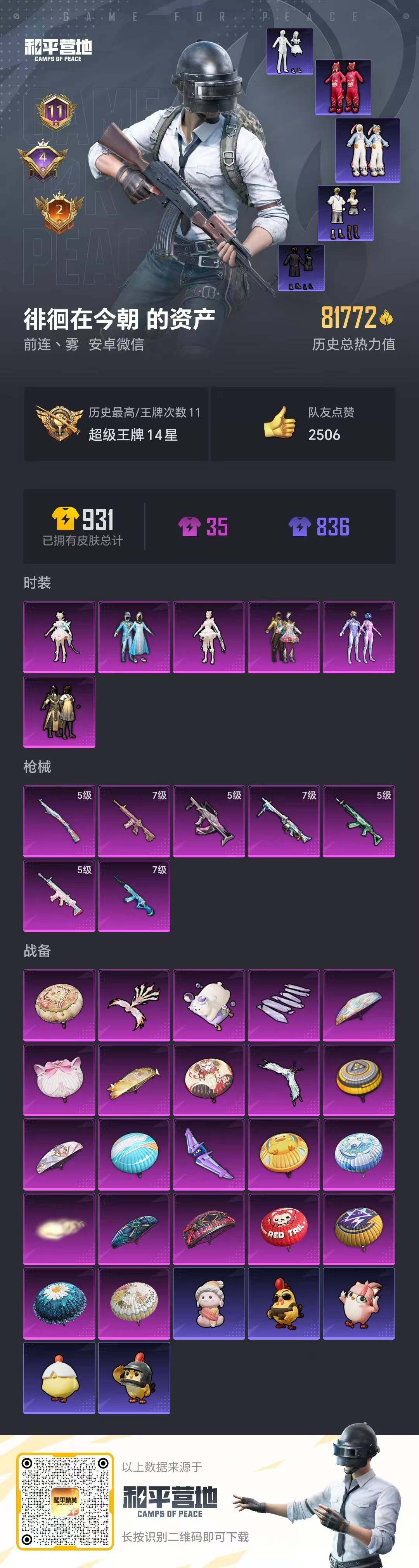 HPQM465646和平精英账号详情图17