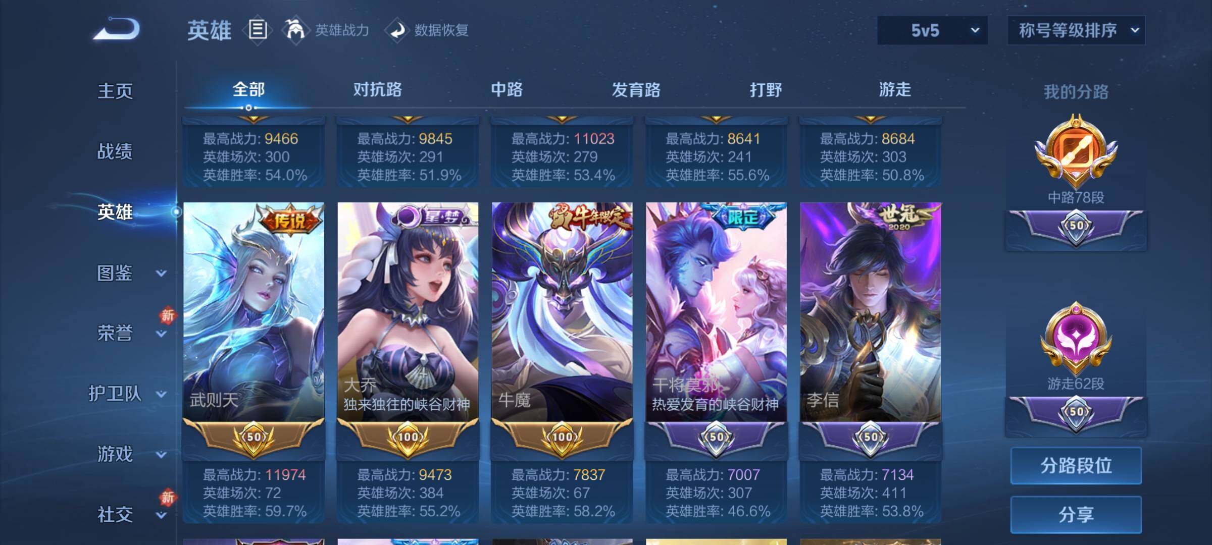 WZCMW4122732王者荣耀账号详情图6