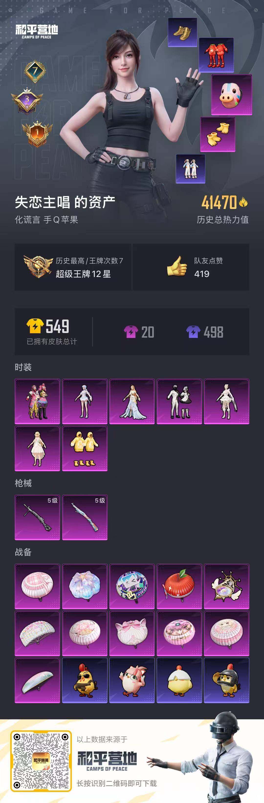 HPCMW469689和平精英账号详情图4