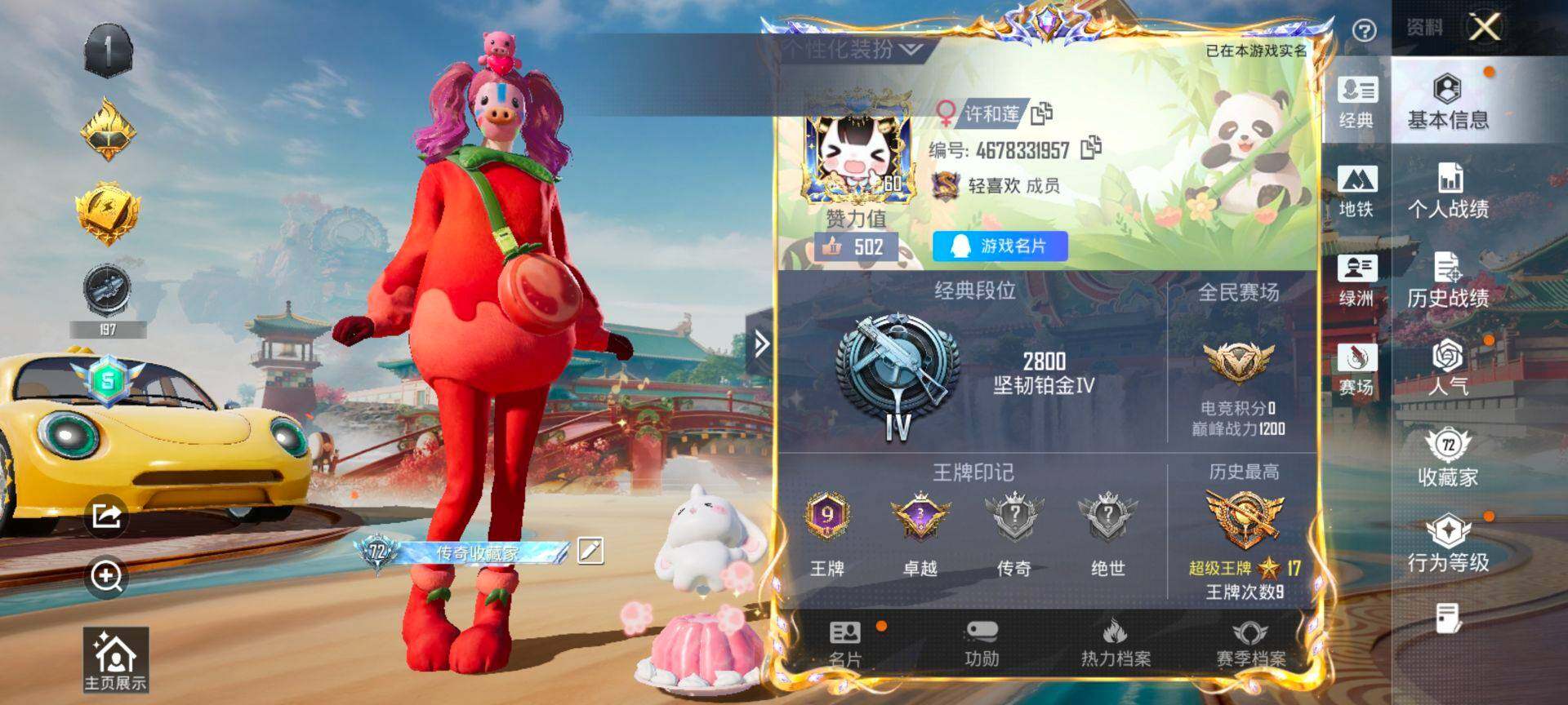 HPQM465665和平精英账号详情图3