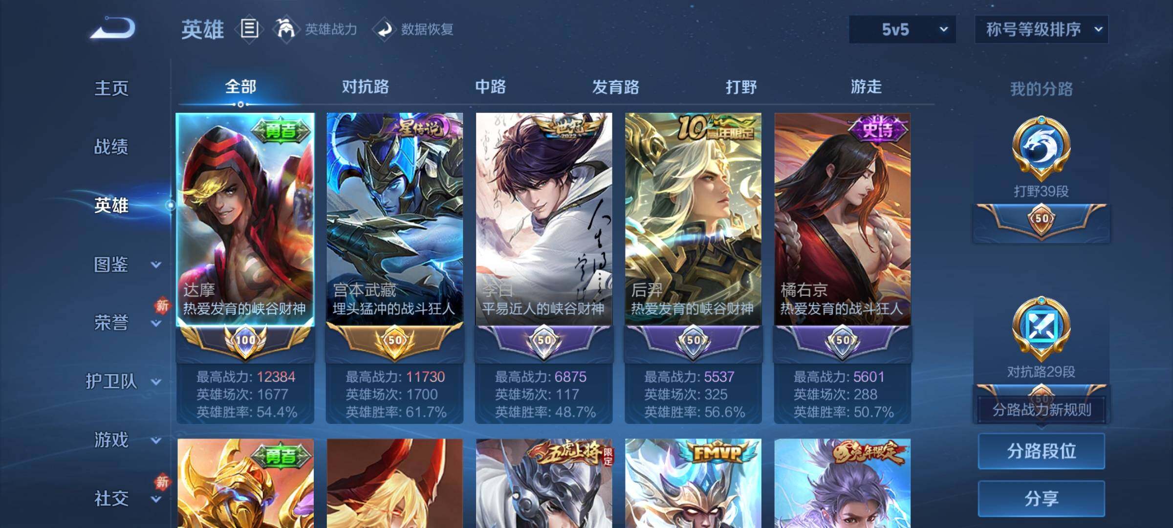 WZCMW4160311王者荣耀账号详情图3