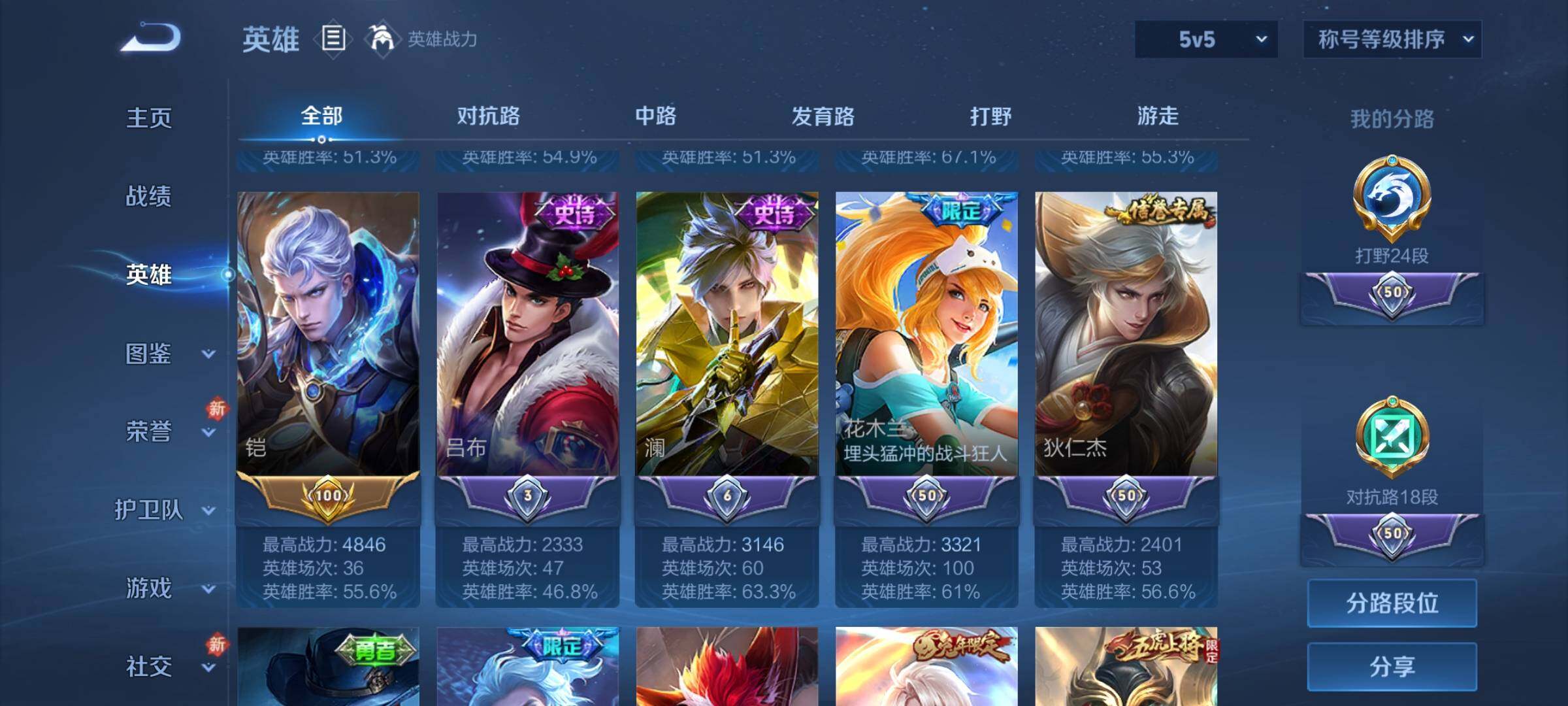 WZCMW4123811王者荣耀账号详情图5