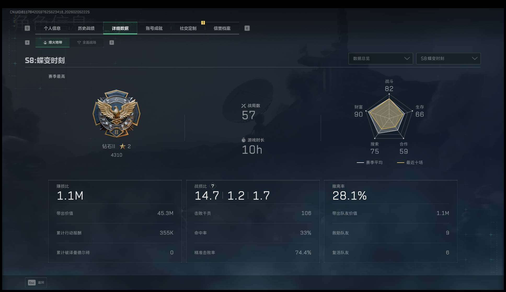 SJZQM434537三角洲行动账号详情图9