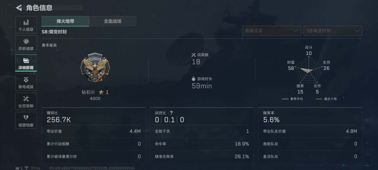 SJZEY434584三角洲行动账号详情图12