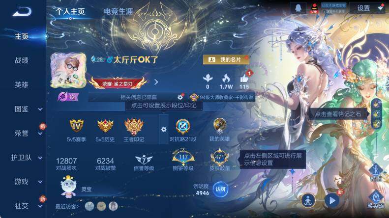 WZLX4130240王者荣耀账号详情图10