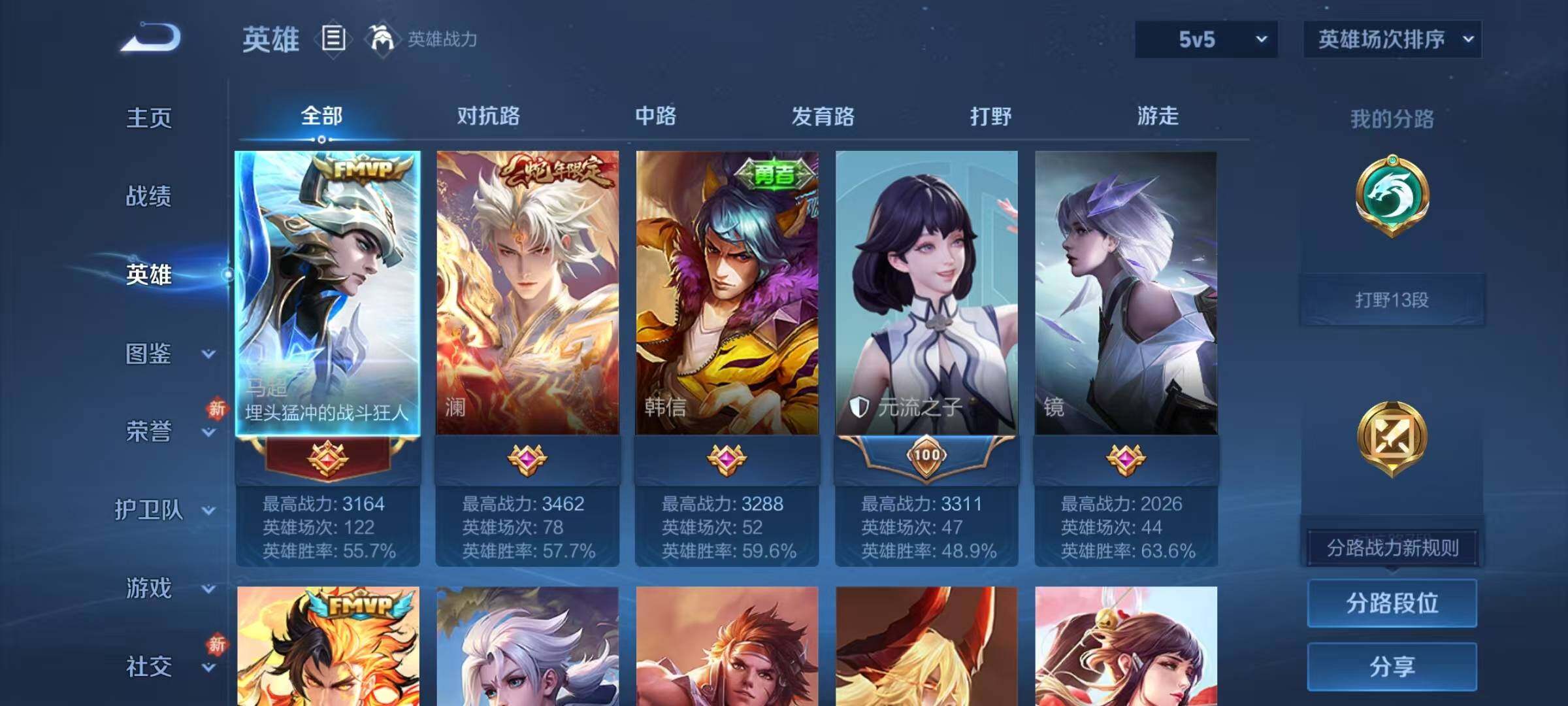 WZJZ4139280王者荣耀账号详情图4