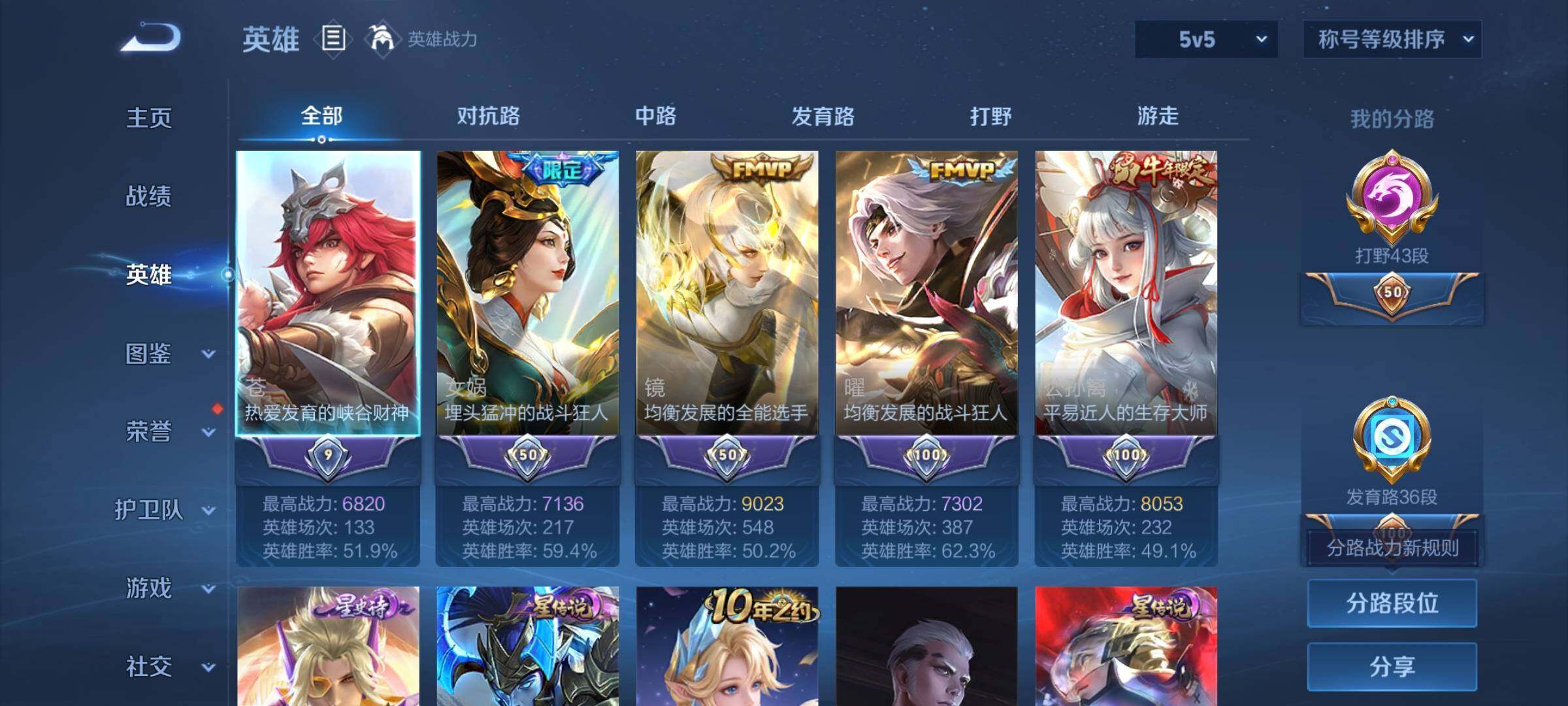 WZCMY4137160王者荣耀账号详情图3