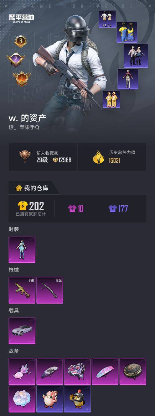 HPCMW469307和平精英账号详情图3