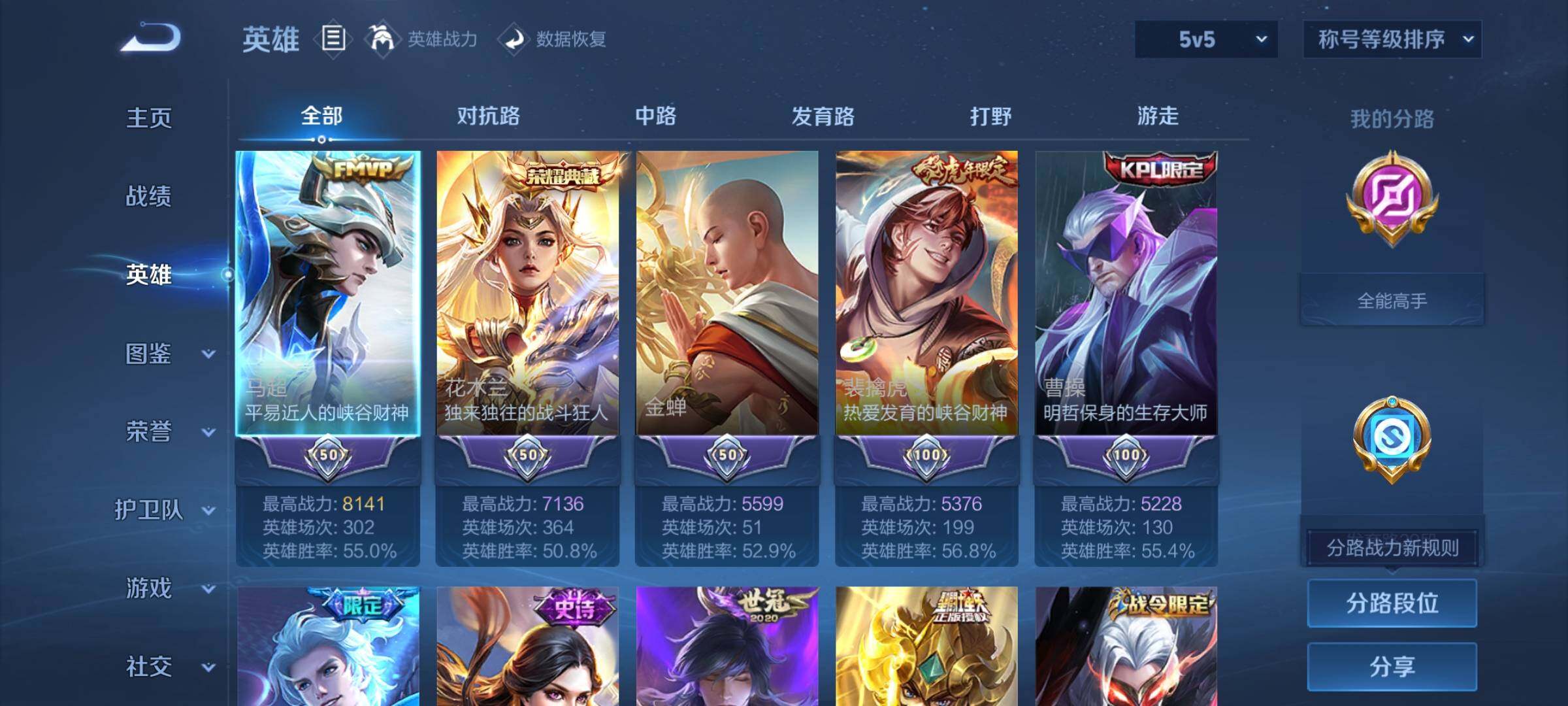 WZCMY4131181王者荣耀账号详情图3