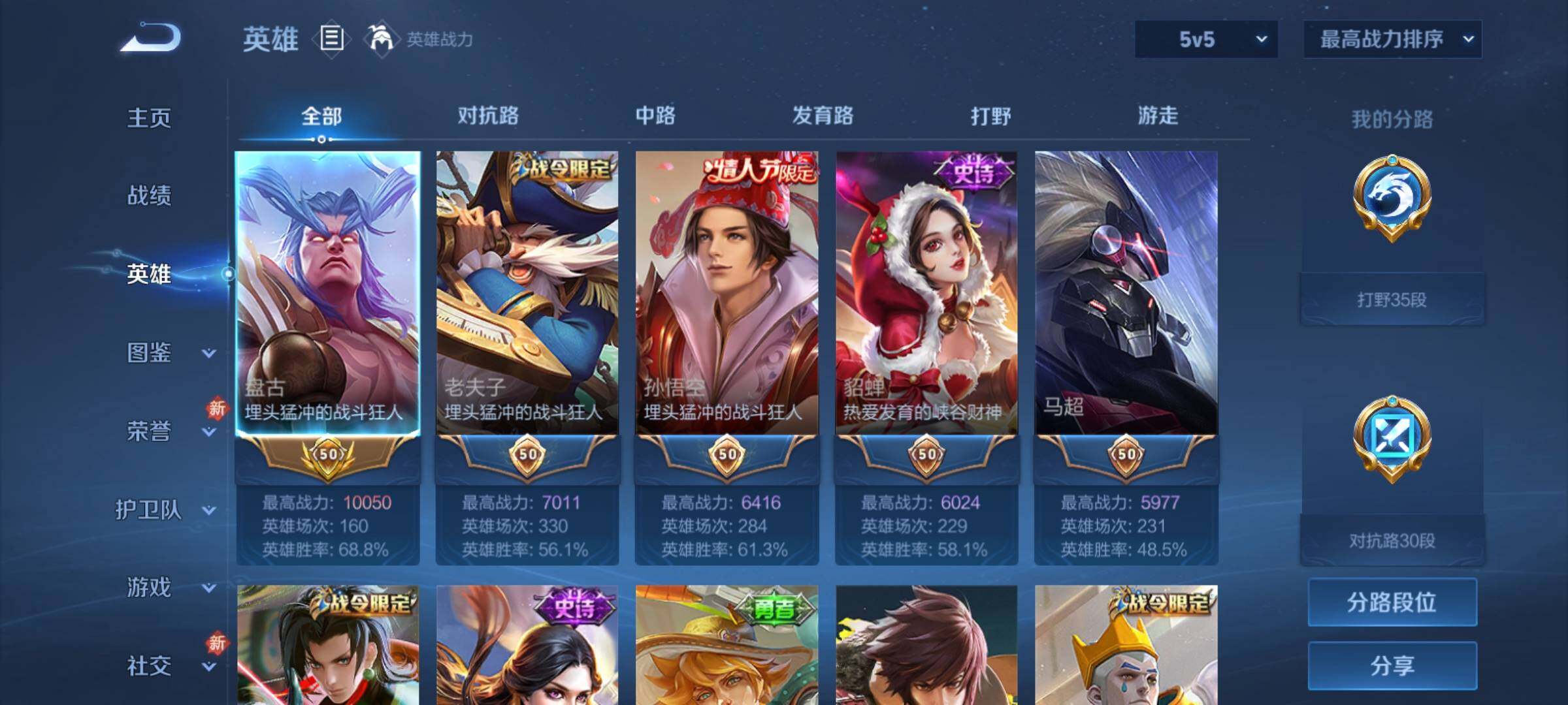 WZCMY4125865王者荣耀账号详情图3