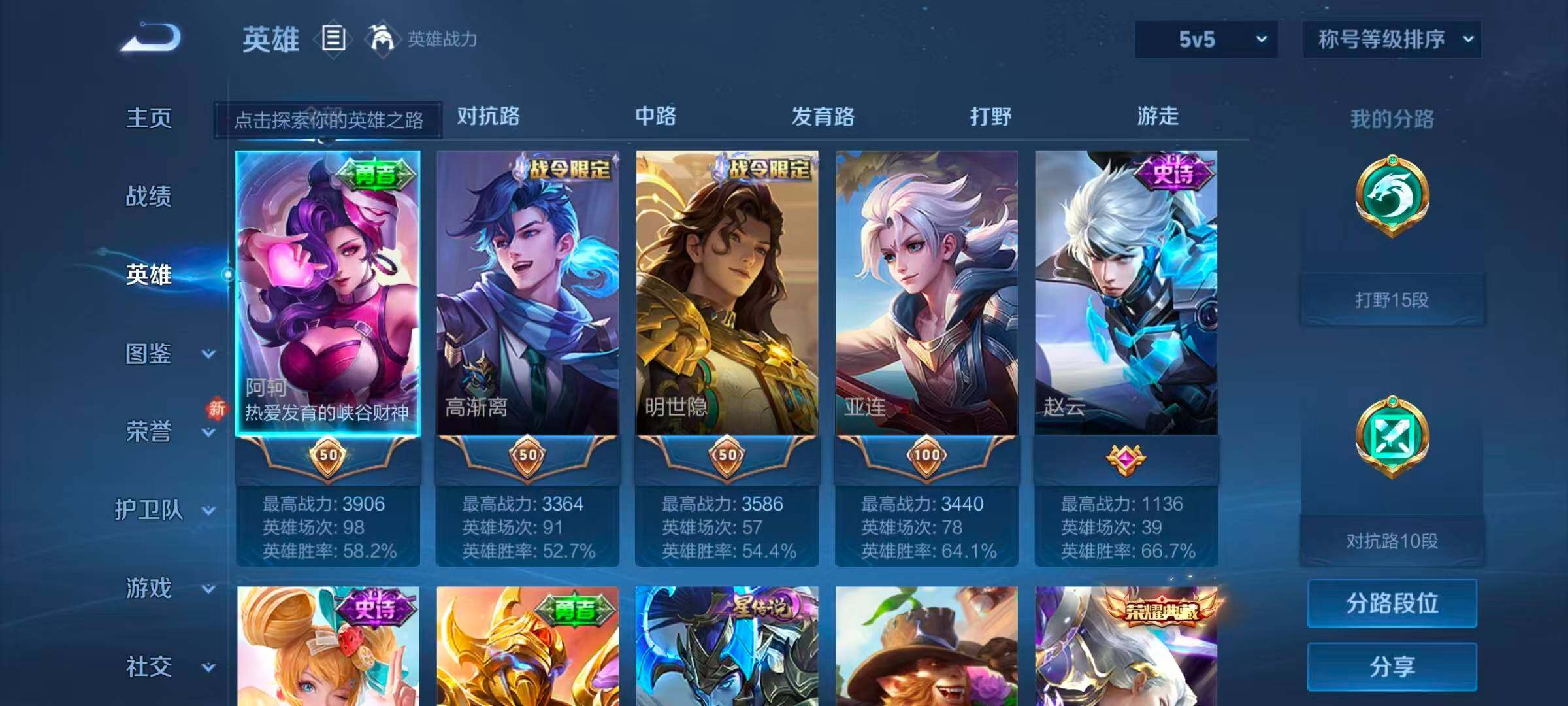 WZLX4123815王者荣耀账号详情图4